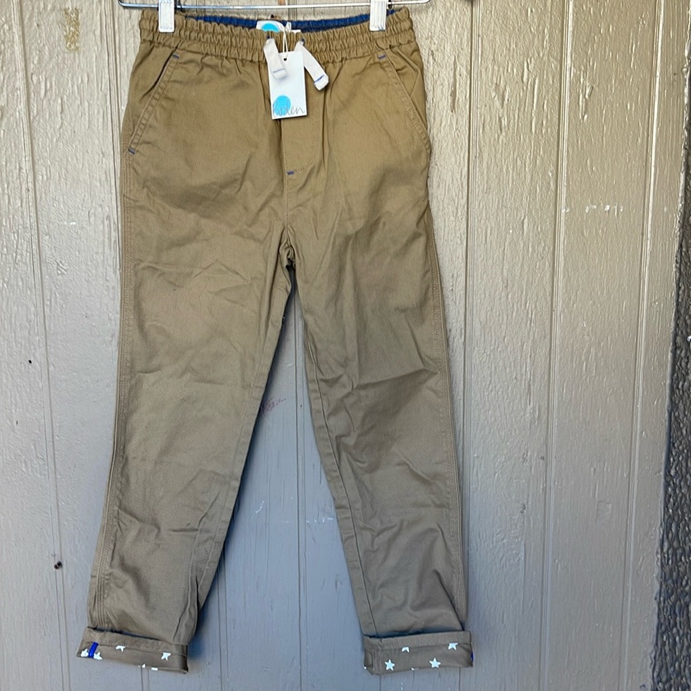 Mini Boden tan kids pants